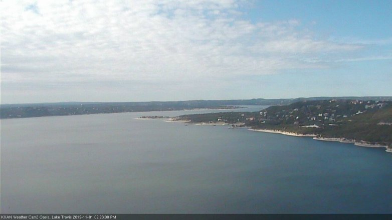 Lake Travis webcam, November 1, 2019 1:25 PM CT