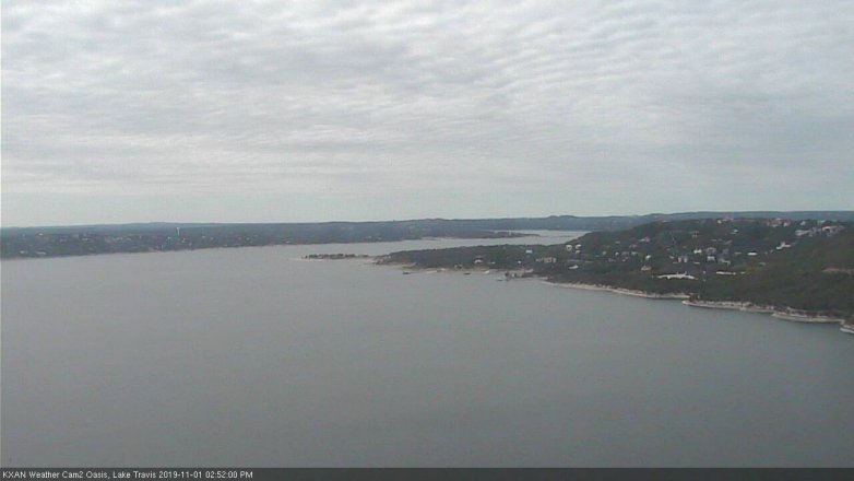 Lake Travis webcam, November 1, 2019 1:55 PM CT