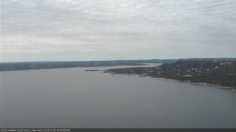 Lake Travis webcam, November 1, 2019 2:00 PM CT