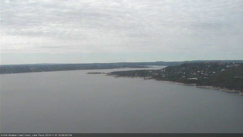 Lake Travis webcam, November 1, 2019 2:10 PM CT