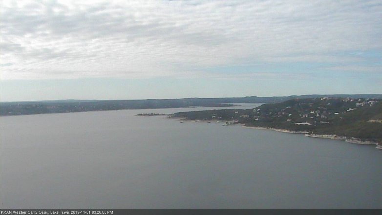 Lake Travis webcam, November 1, 2019 2:30 PM CT