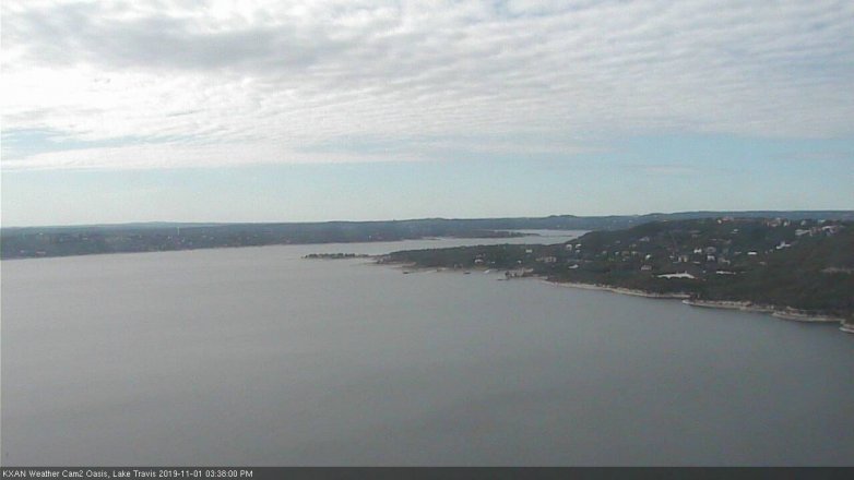 Lake Travis webcam, November 1, 2019 2:40 PM CT