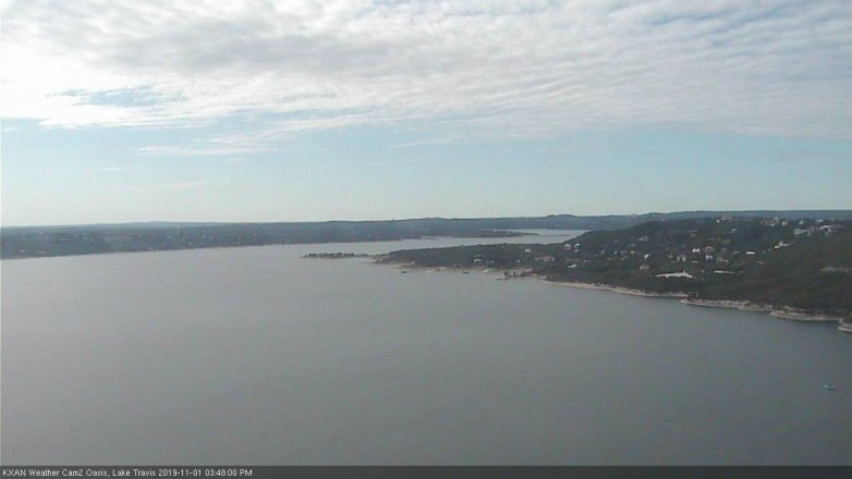 Lake Travis webcam, November 1, 2019 2:50 PM CT