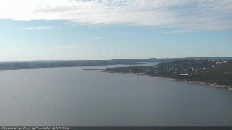 Lake Travis webcam, November 1, 2019 3:05 PM CT