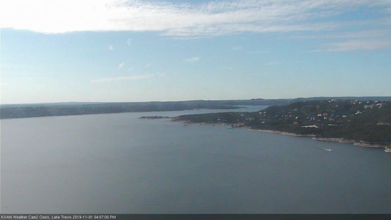 Lake Travis webcam, November 1, 2019 3:10 PM CT
