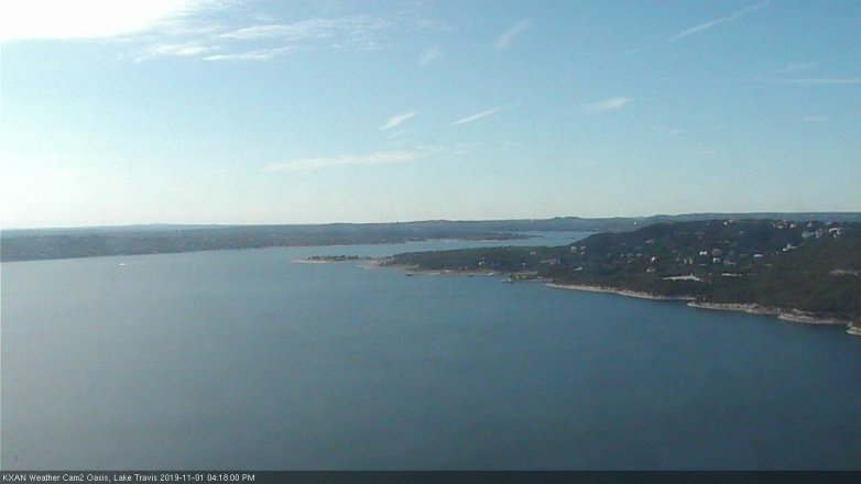 Lake Travis webcam, November 1, 2019 3:20 PM CT