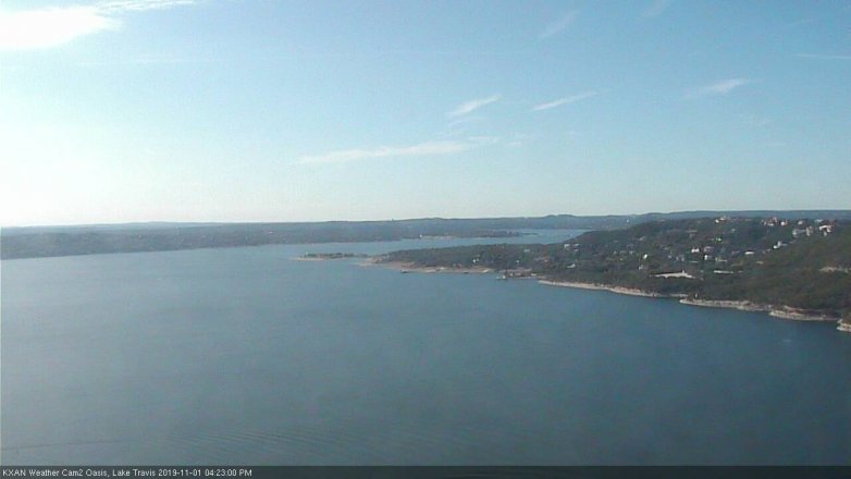 Lake Travis webcam, November 1, 2019 3:25 PM CT