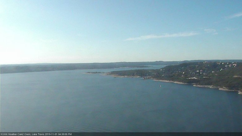 Lake Travis webcam, November 1, 2019 3:40 PM CT