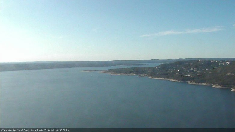 Lake Travis webcam, November 1, 2019 3:45 PM CT