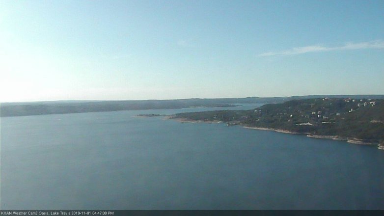Lake Travis webcam, November 1, 2019 3:50 PM CT