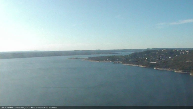 Lake Travis webcam, November 1, 2019 3:55 PM CT