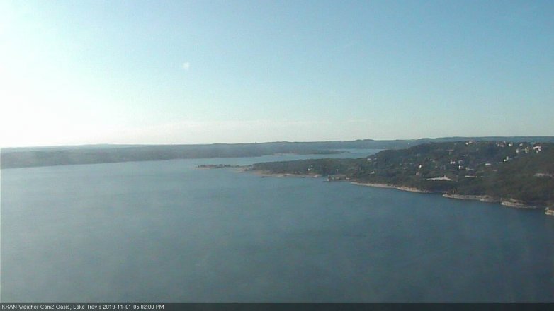 Lake Travis webcam, November 1, 2019 4:05 PM CT