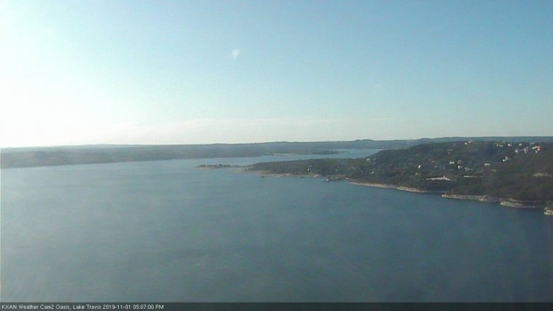 Lake Travis webcam, November 1, 2019 4:10 PM CT