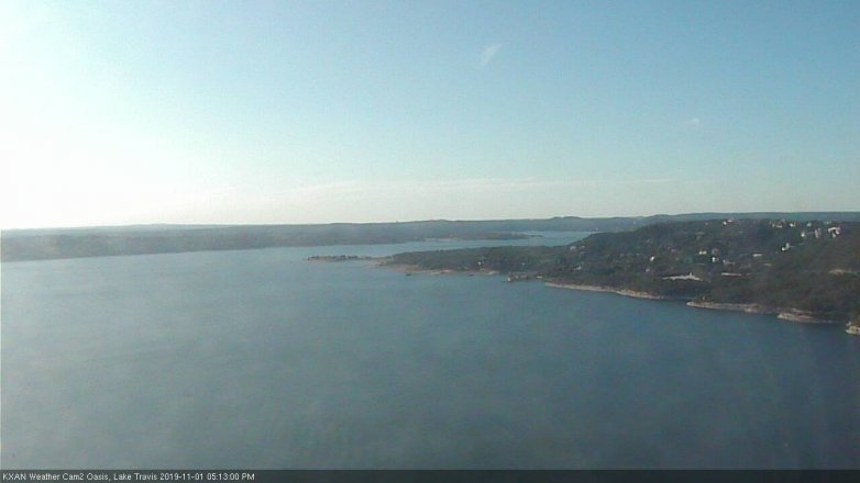 Lake Travis webcam, November 1, 2019 4:15 PM CT