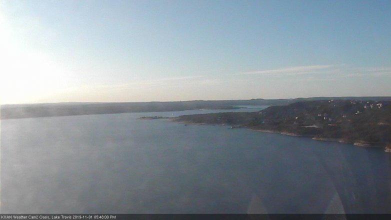 Lake Travis webcam, November 1, 2019 4:50 PM CT