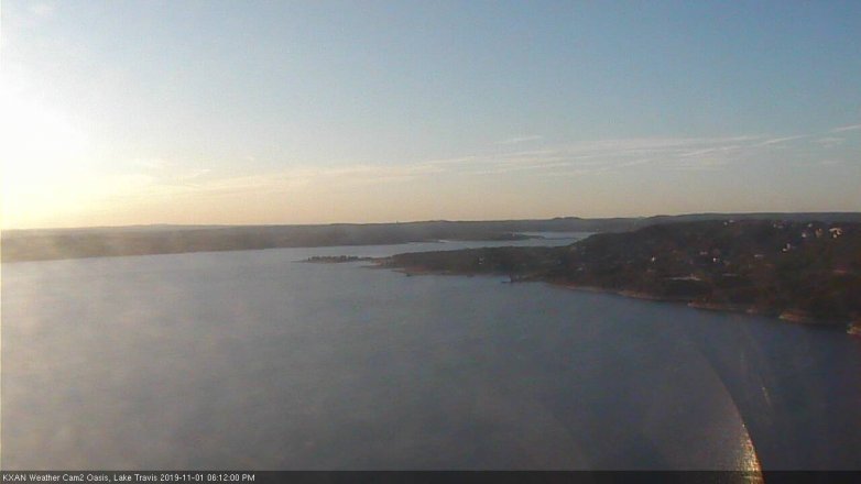 Lake Travis webcam, November 1, 2019 5:15 PM CT