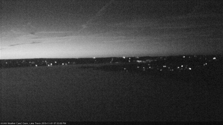 Lake Travis webcam, November 1, 2019 6:35 PM CT