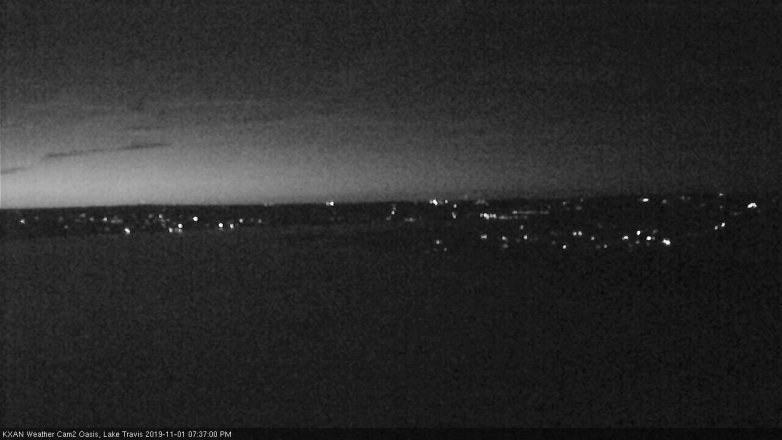 Lake Travis webcam, November 1, 2019 6:40 PM CT