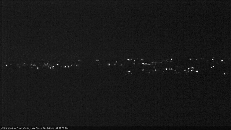 Lake Travis webcam, November 1, 2019 7:00 PM CT