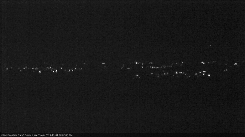 Lake Travis webcam, November 1, 2019 7:35 PM CT