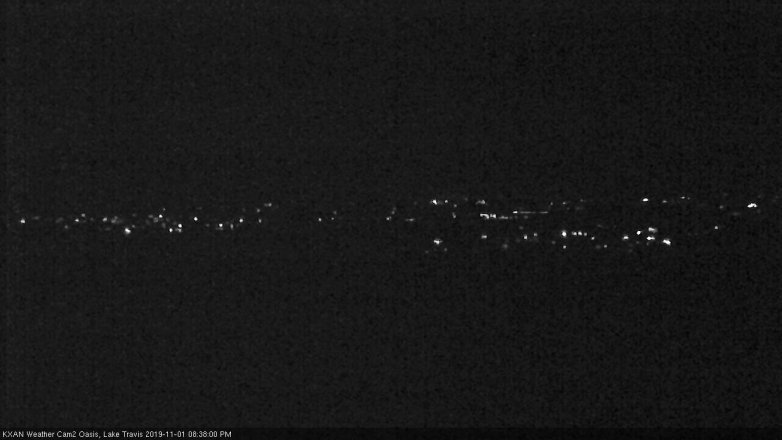 Lake Travis webcam, November 1, 2019 7:40 PM CT