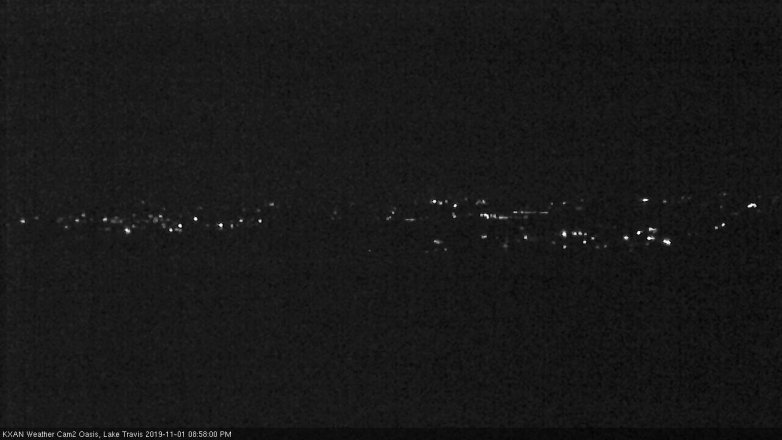 Lake Travis webcam, November 1, 2019 8:00 PM CT