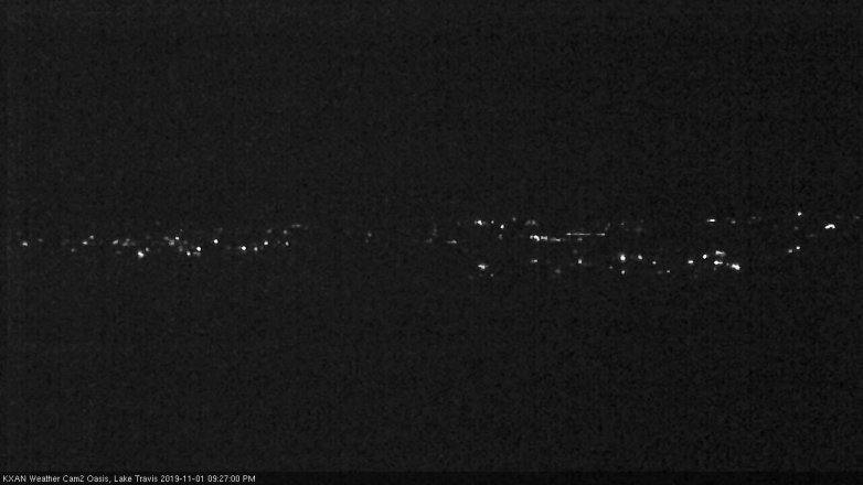 Lake Travis webcam, November 1, 2019 8:30 PM CT