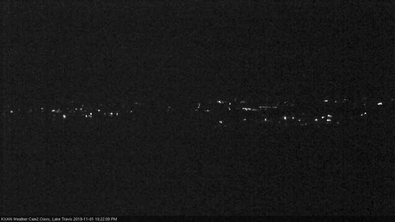 Lake Travis webcam, November 1, 2019 9:25 PM CT