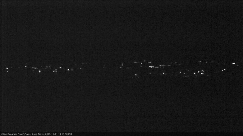 Lake Travis webcam, November 1, 2019 10:15 PM CT
