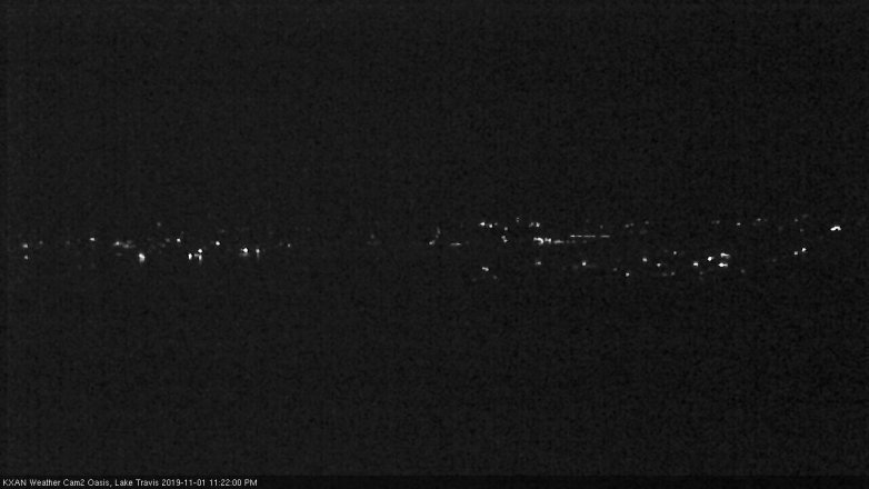 Lake Travis webcam, November 1, 2019 10:25 PM CT