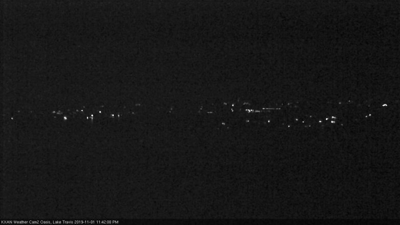 Lake Travis webcam, November 1, 2019 10:45 PM CT