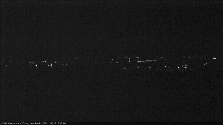 Lake Travis webcam, November 1, 2019 11:20 PM CT