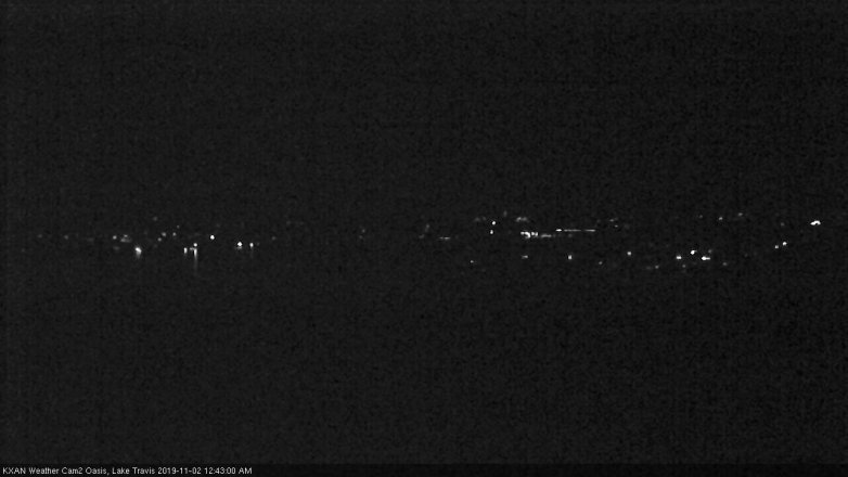 Lake Travis webcam, November 1, 2019 11:45 PM CT