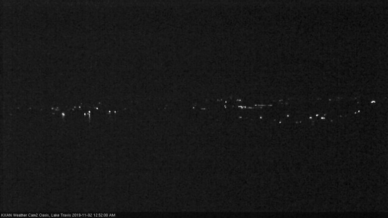 Lake Travis webcam, November 1, 2019 11:55 PM CT