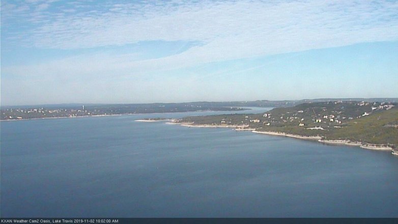Lake Travis webcam, November 2, 2019 9:05 AM CT