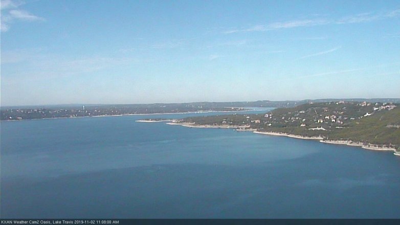 Lake Travis webcam, November 2, 2019 10:10 AM CT