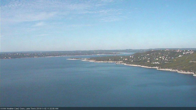 Lake Travis webcam, November 2, 2019 10:35 AM CT