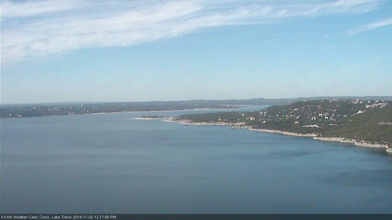 Lake Travis webcam, November 2, 2019 11:20 AM CT