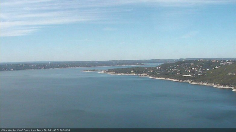 Lake Travis webcam, November 2, 2019 12:30 PM CT