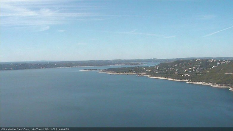 Lake Travis webcam, November 2, 2019 12:45 PM CT