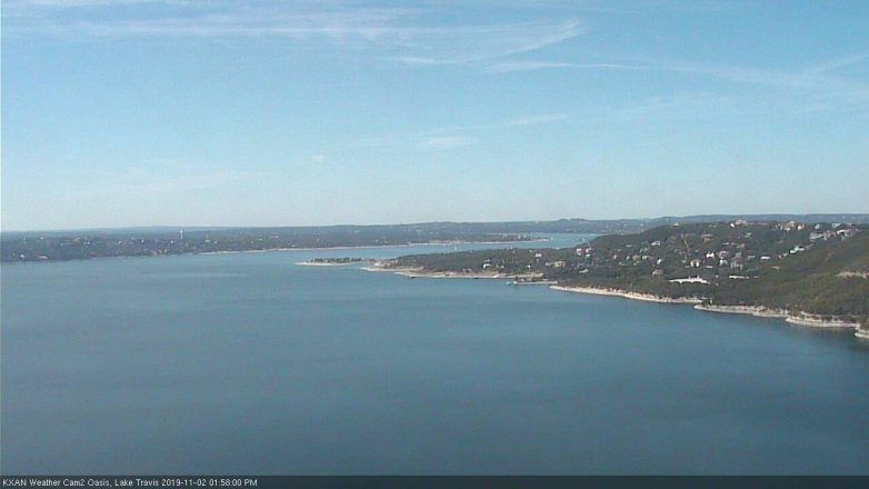 Lake Travis webcam, November 2, 2019 1:00 PM CT