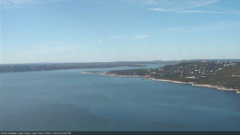 Lake Travis webcam, November 2, 2019 1:05 PM CT