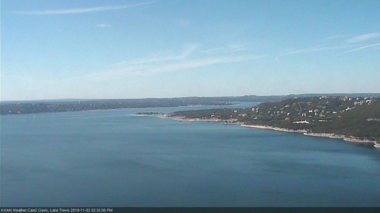 Lake Travis webcam, November 2, 2019 1:35 PM CT