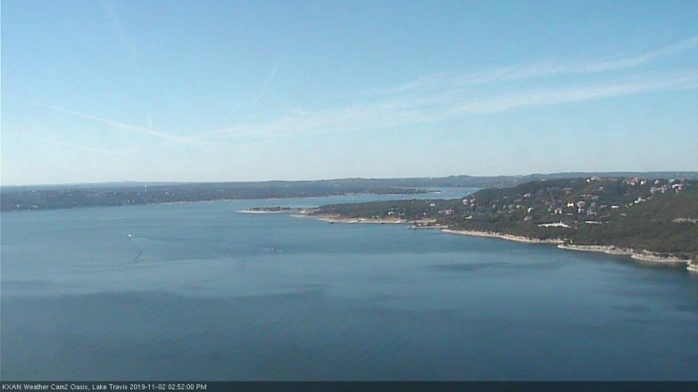 Lake Travis webcam, November 2, 2019 1:55 PM CT