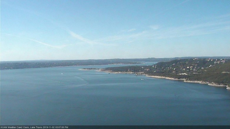 Lake Travis webcam, November 2, 2019 2:10 PM CT