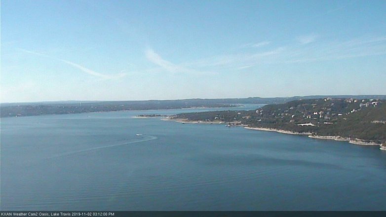 Lake Travis webcam, November 2, 2019 2:15 PM CT