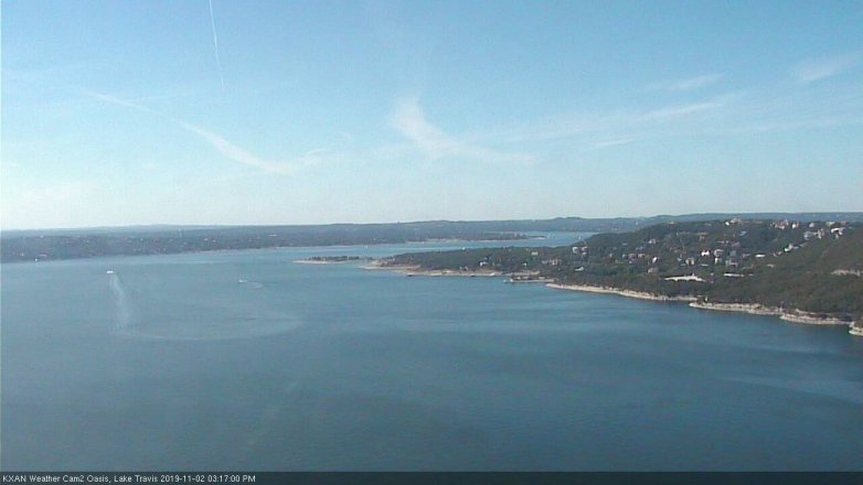 Lake Travis webcam, November 2, 2019 2:20 PM CT