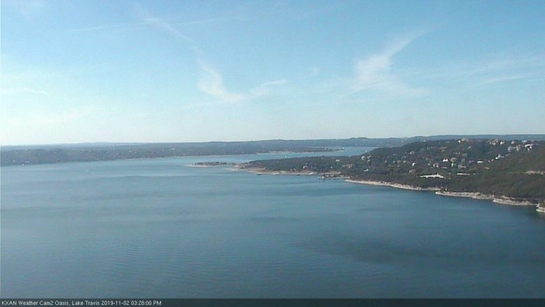 Lake Travis webcam, November 2, 2019 2:30 PM CT