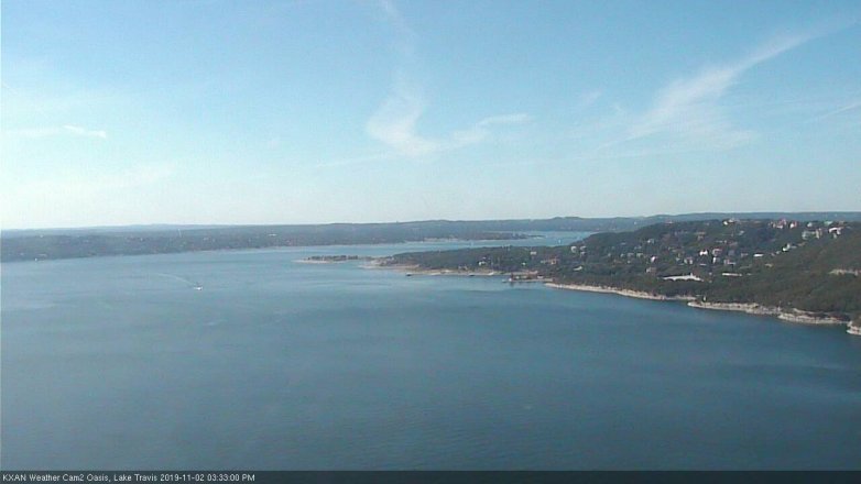 Lake Travis webcam, November 2, 2019 2:35 PM CT