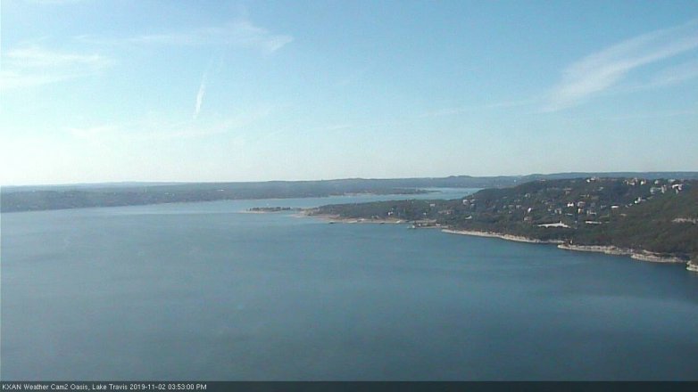 Lake Travis webcam, November 2, 2019 2:55 PM CT